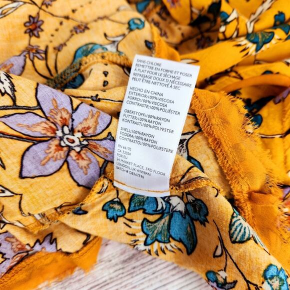 Silence + Noise Floral Flowy Swing Dress Size Small Casual Date Night - Picture 7 of 8